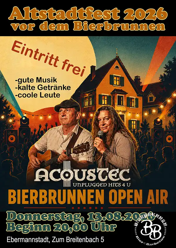 live - open air - ACOUSTEC Unplugged Hits 4 U