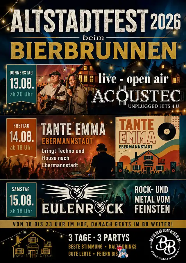 Altstadtfest Ebermannstadt im Bierbrunnen